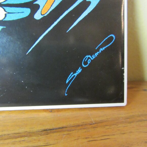 cermaic tile trivet inuit art canada by sue coleman (W4142) - Picture 2 of 6